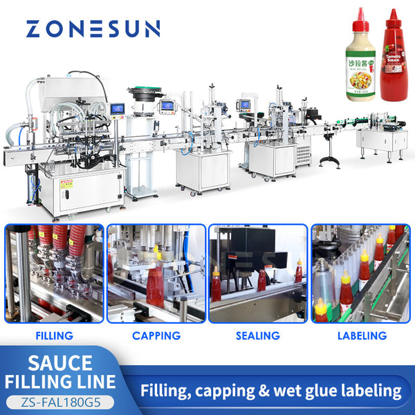 ZONESUN ZS-FAL180G5 Automatic Sauce Production Line