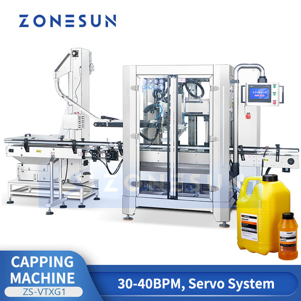 ZONESUN Tracking Bottle Capping Machine