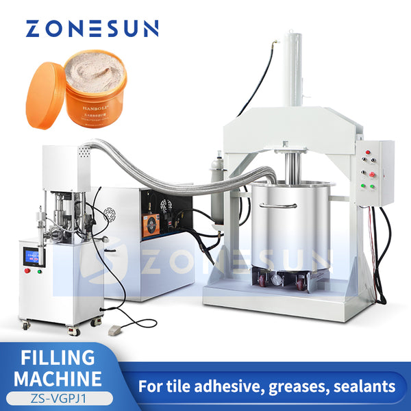 Zonesun ZS-VGPJ1 Pneumatic Paste Hydraulic Press Filling Machine