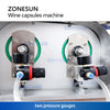 ZONESUN ZS-AC1 Pneumatic Shrinking Double-Head Champagne Capsules Heat Shrink Machine