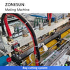 ZONESUN ZS-PZD2 Dual Channel Plastic Bag Making Machine Waistcoat Bag Packer