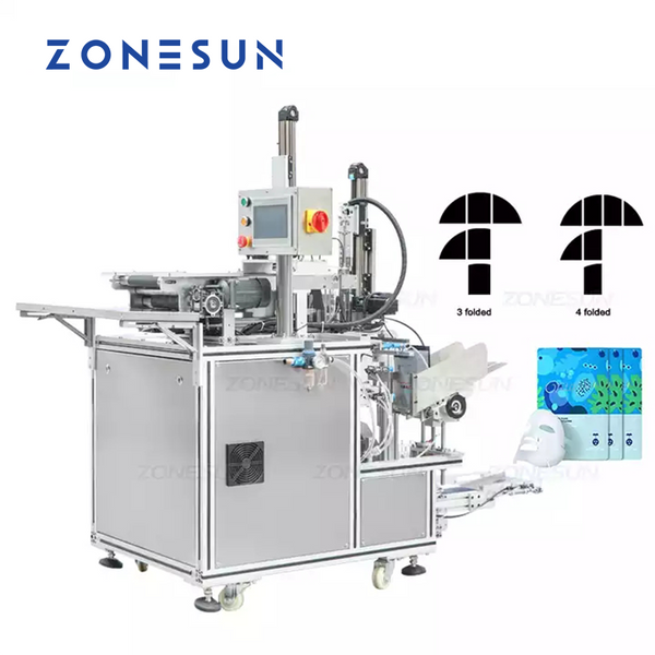 ZONESUN ZS-MS1TZD High Speed Facial Mask Sheet Folding Packing Machine