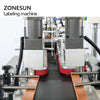 ZONESUN ZS-TB113B Automatic Double Sides Flat Bottle Surface Top and Bottom Labeling Machine