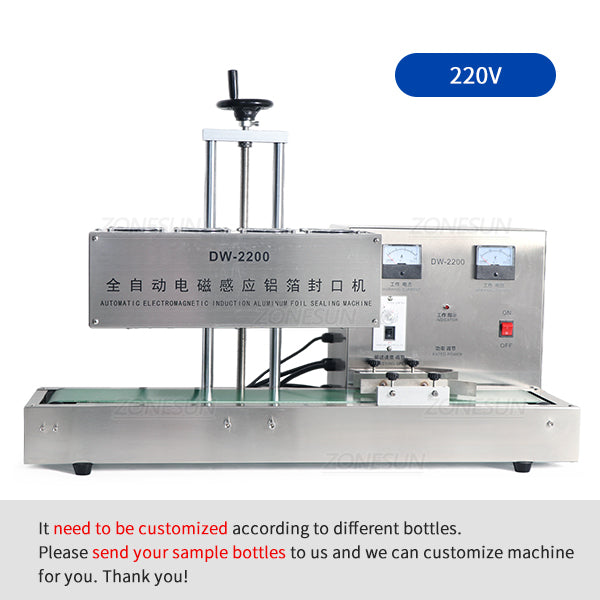 ZONESUN ZS-FK2200 Automatic Aluminum Foil Sealing Machine - 220V