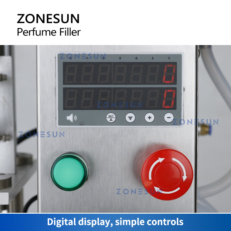 ZONESUN ZS-YTZL500S Pneumatic Enolmatic Bottle Filler Vacuum Single Nozzle Perfume Liquid Filling Machine