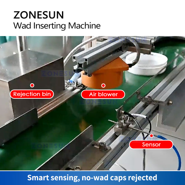 ZONESUN ZS-WIM02 Automatic Induction Wad Inserting Machine