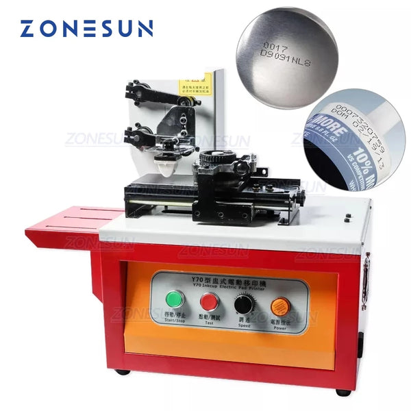 ZONESUN Y70 Automatic Ink Pad Printing Machine