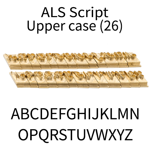 ZONESUN Copper Letter Mold - Upper ALS