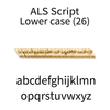 ZONESUN Copper Letter Mold - Lower ALS