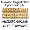 ZONESUN Copper Letter Mold - Upper Case MEB