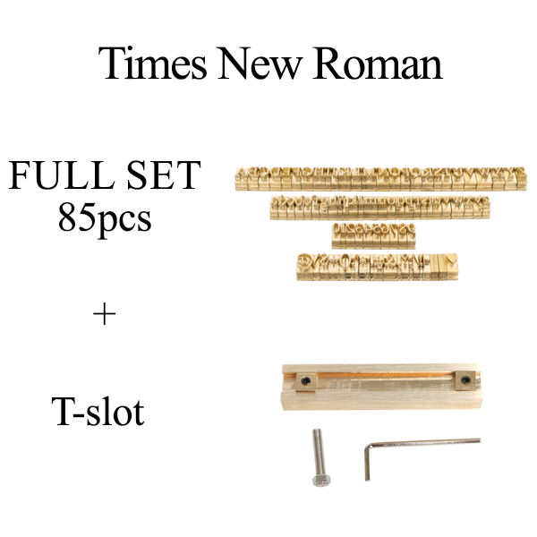 ZONESUN Copper Letter Mold - Times New Roman