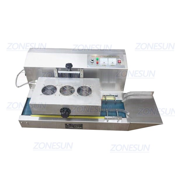 ZONESUN 20-130mm Air-Cooling Desktop Induction Sealing Machine Sealer Machine ZS-2000A - Stainless Steel / 110V - Stainless Steel / 220V