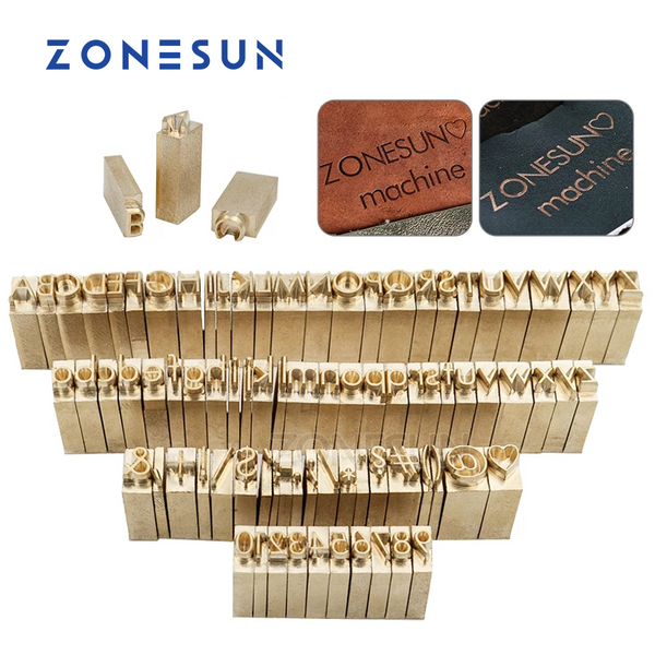 ZONESUN Number & Alphabet & Symbol Stamp Mold For ZS-110A Stamping Machine