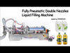 ZONESUN 2 Nozzles Full Pneumatic Liquid Oil Filling Machine