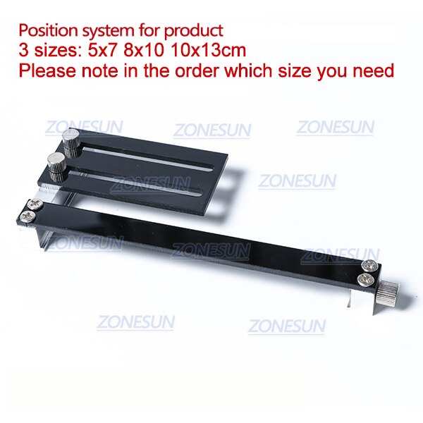 ZONESUN Hot Foil Stamping Machine Accessory Spare Parts Position Holder - Positioning plate