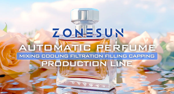 ZONESUN ZS-FAL180XW AUTOMATIC PERFUME MIXING COOLING FILTRATION FILLING CAPPING PRODUCTION LINE