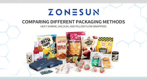 Comparing Different Packaging Methods: Heat Shrink, Vacuum, and Pillow Flow Wrappers
