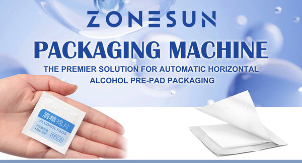 ZONESUN ZS-ZMJ1 Packaging Machine: The Premier Solution for Automatic Horizontal Alcohol Pre-Pad Packaging