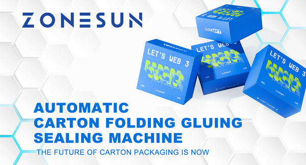 ZONESUN ZS-FHJ300B  Automatic Carton Folding Gluing Sealing Machine: The Future of Carton Packaging Is Now
