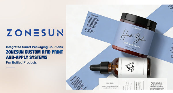 Integrated Smart Packaging Solutions: ZONESUN Custom RFID Print-and-Apply Systems for Bottled Products