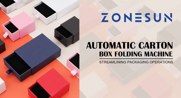 ZONESUN ZS-MSZH50R Automatic Carton Box Folding Machine: Streamlining Packaging Operations