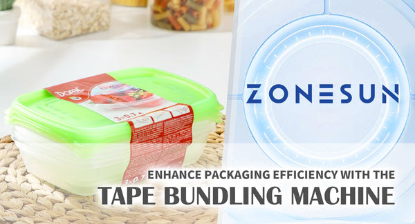 Enhance Packaging Efficiency with the ZONESUN ZS-KZM30 Tape Bundling Machine