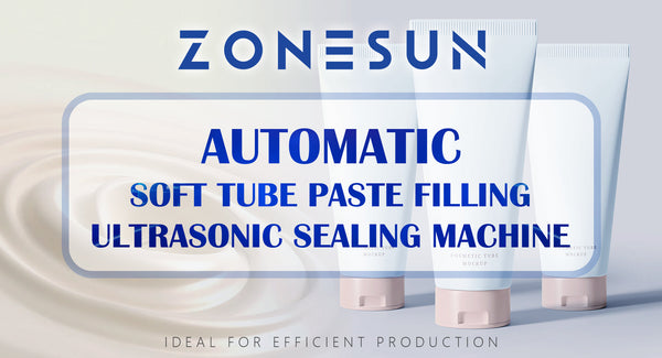 ZONESUN ZS-FS009U Automatic Soft Tube Paste Filling Ultrasonic Sealing Machine: Ideal for Efficient Production