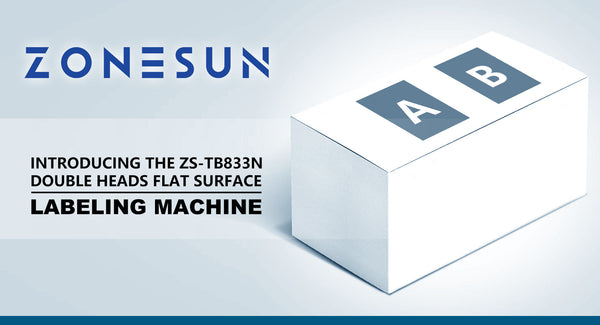 Introducing the ZONESUN ZS-TB833N Double Heads Flat Surface Labeling Machine
