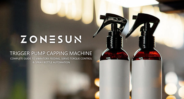 Trigger Pump Capping Machine: Complete Guide to Vibratory Feeding, Servo Torque Control & Spray Bottle Automation