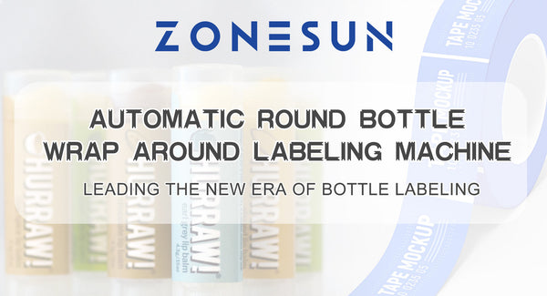 ZONESUN ZS-TB823 Automatic Round Bottle Wrap Around Labeling Machine: Leading the New Era of Bottle Labeling