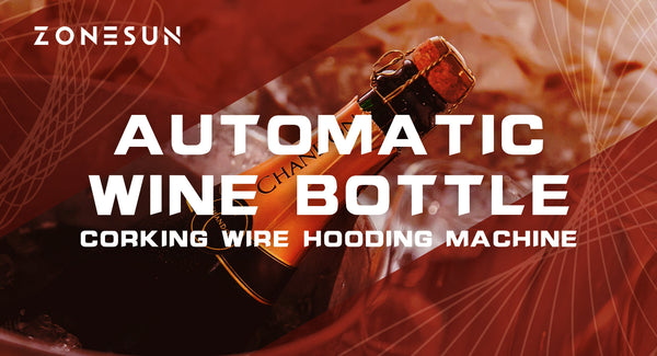 ZONESUN ZS-YG17 AUTOMATIC WINE BOTTLE CORKING WIRE HOODING MACHINE