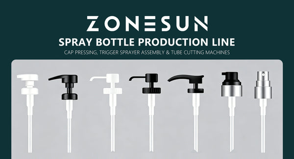 Spray Bottle Production Line: Cap Pressing, Trigger Sprayer Assembly & Tube Cutting Machines