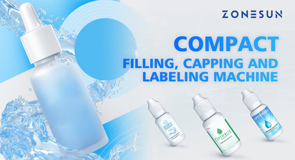 Enhance Your Productivity with ZONESUN TECHNOLOGY LIMITED's Compact Filling, Capping, and Labeling Machine
