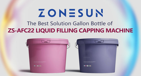 The Best Solution Gallon Bottle of ZS-AFC22 Liquid Filling Capping Machine