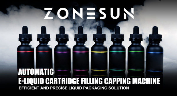 ZONESUN ZS-EL450 Automatic E-liquid Cartridge Filling Capping Machine: Efficient and Precise Liquid Packaging Solution