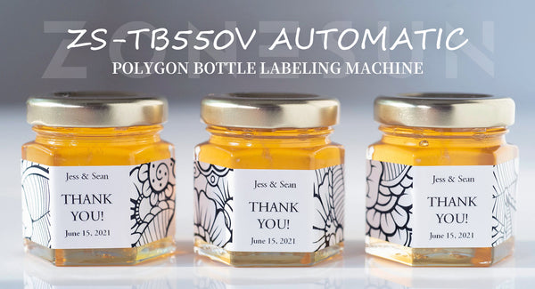 Streamline Your Labeling Process with the ZONESUN ZS-TB550V Automatic Polygon Bottle Labeling Machine