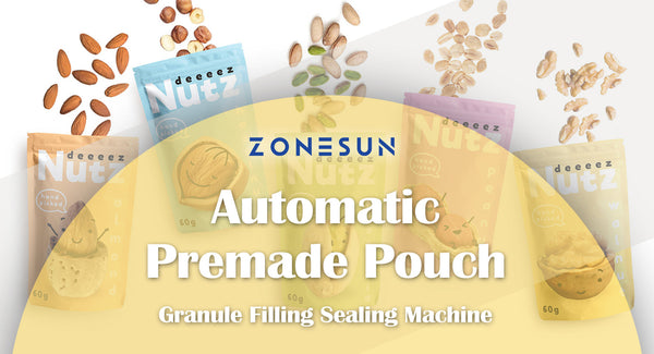Efficient and Automated: ZONESUN ZS-AFS04 Automatic Premade Pouch Granule Filling Sealing Machine
