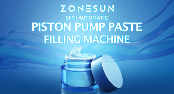 ZONESUN ZS-GTPP1 SEMI AUTOMATIC PISTON PUMP PASTE FILLING MACHINE