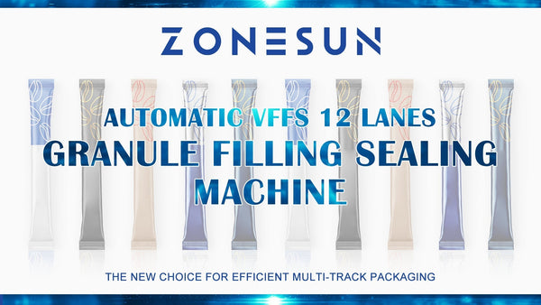 ZONESUN ZS-FSL12 Automatic Vffs 12 Lanes Granule Filling Sealing Machine: The New Choice For Efficient Multi-Track Packaging