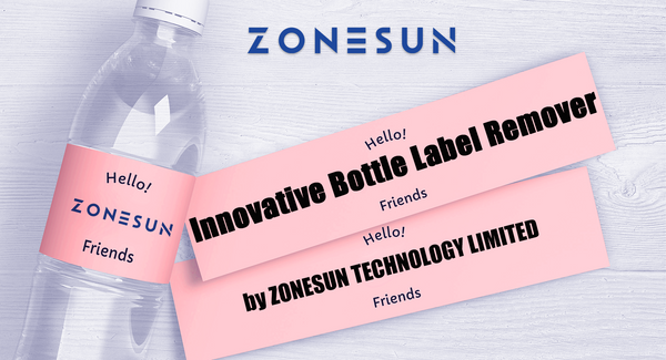 Introducing the Innovative Bottle Label Remover by ZONESUN TECHNOLOGY LIMITED