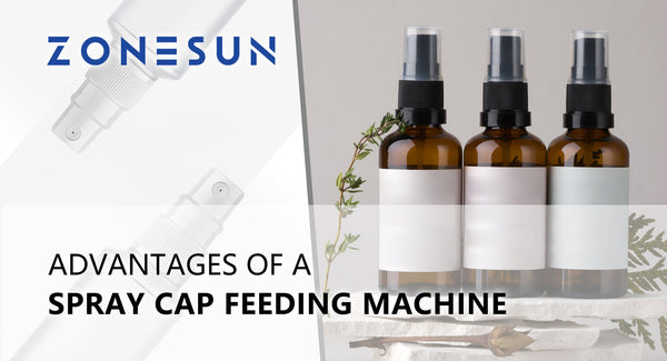 Automatic trigger spray cap feeder
