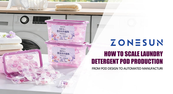 How to Scale Laundry Detergent Pod Production: From Pod Design to Automated Manufacturing