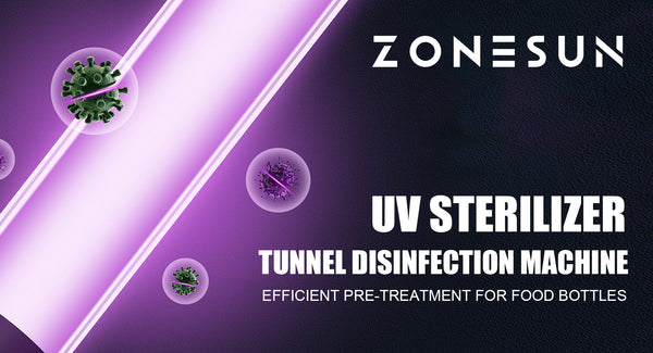 UV Sterilizer Tunnel Disinfection Machine: ZS-UVS1 Efficient Pre-Treatment for Food Bottles