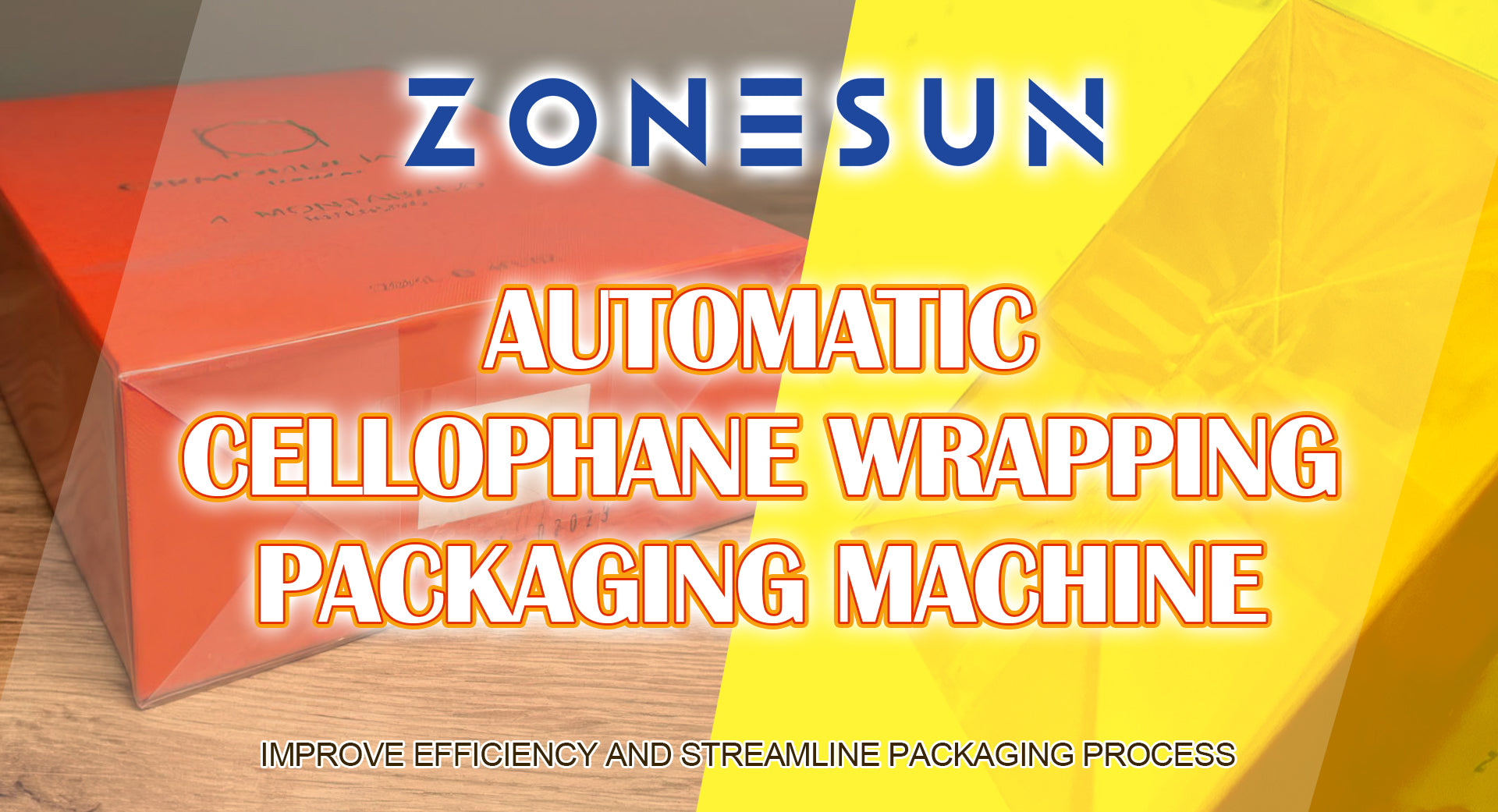 ZONESUN ZSMSFM750A Automatic Cellophane Wrapping Packaging Machine I