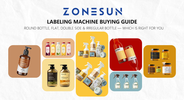 Labeling Machine Buying Guide: Round Bottle, Flat, Double Side & Irregular Bottle — Which Is Right for You?