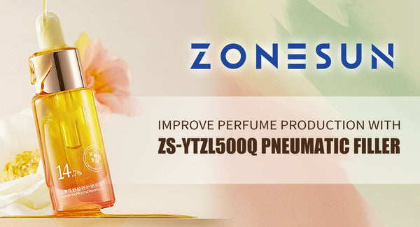 Improve Perfume Production with ZONESUN ZS-YTZL500Q Pneumatic Filler