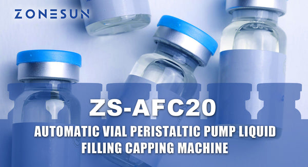 Enhance Your Production Efficiency with ZONESUN ZS-AFC20 Automatic Vial Peristaltic Pump Liquid Filling Capping Machine