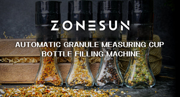ZONESUN ZS-KL01S AUTOMATIC GRANULE MEASURING CUP BOTTLE FILLING MACHINE