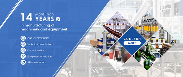 ZONESUN ZS-TB101 Labeling Machine: Innovative Round Bottle Labeling Machine with Unloading Slide