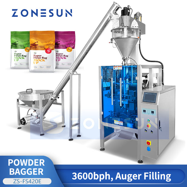 filling machine with feed 